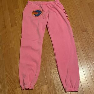 Aviator Nation pink sweats